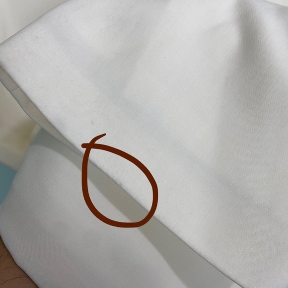 Dion Lee Fishnet Pants Cream Panel Straight‎ Leg Trousers Sz 8 - Picture 14 of 16